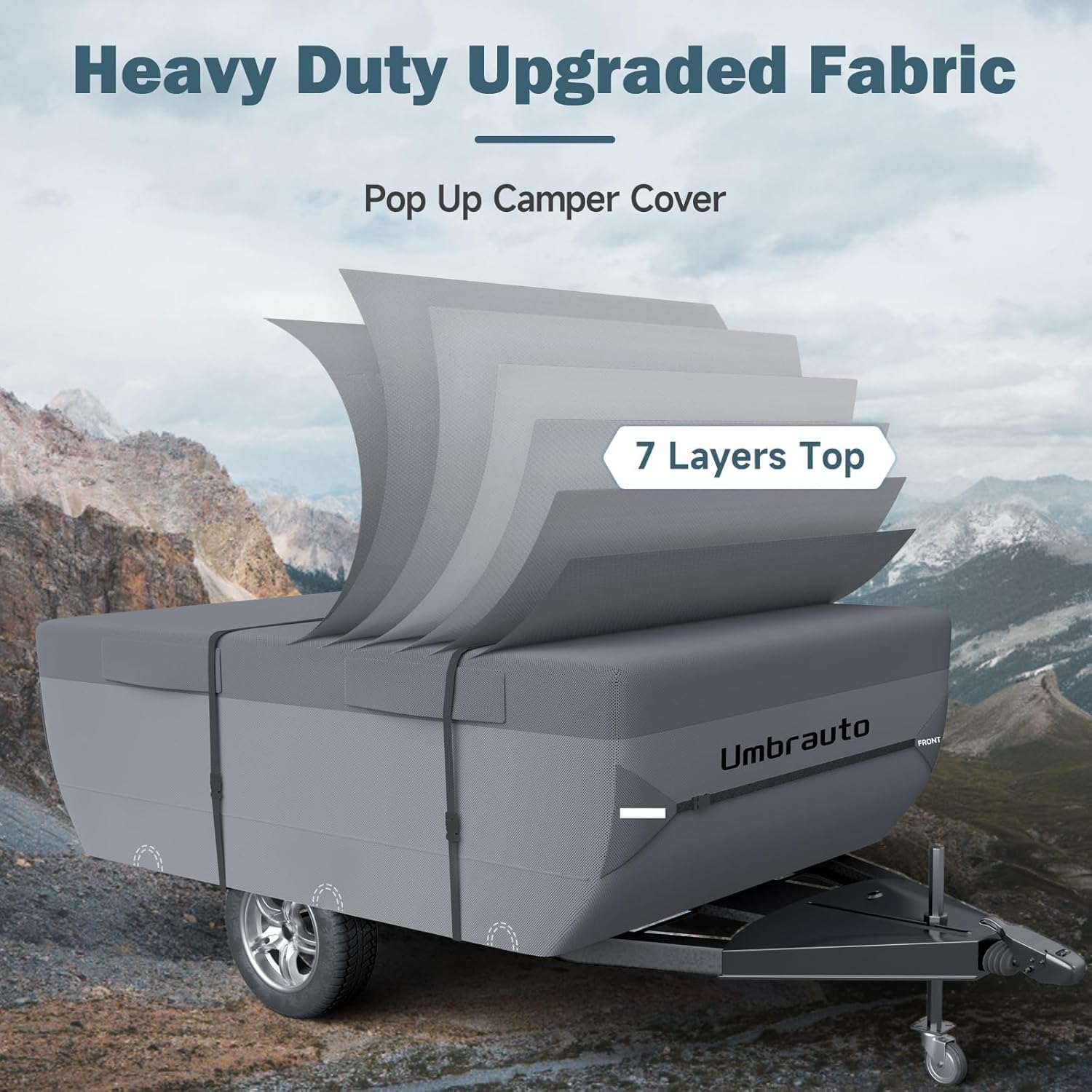 Pop Up Trailer Cover Camper Step Covers Tuszom Layers Pop Up