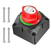 Vista 12 de Nilight Interruptor de Batería de Alta Corriente de 600A 12V 24V 48V ON OFF Interruptor Maestro de Corte de Energía de Batería de Servicio Pesado