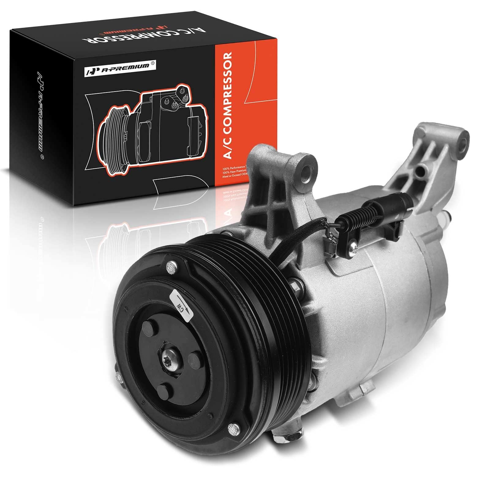 A-PremiumAir Conditioner AC Compressor with Clutch Compatible with Mini Cooper 1.6L 2002-2006