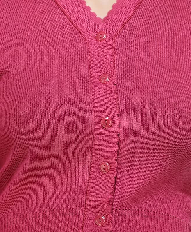 Image of Women Winter Wear V-Neck Full Sleeves Regular Fit Woollen Blouse