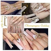 Vista 35 de 4 Boxes Emerald Green Rhinestones Glitters 24 Shapes K9 Glass Gems Stones Flatback Round Diamonds Crystals Nail Art Charms Supplies for Nails Faces