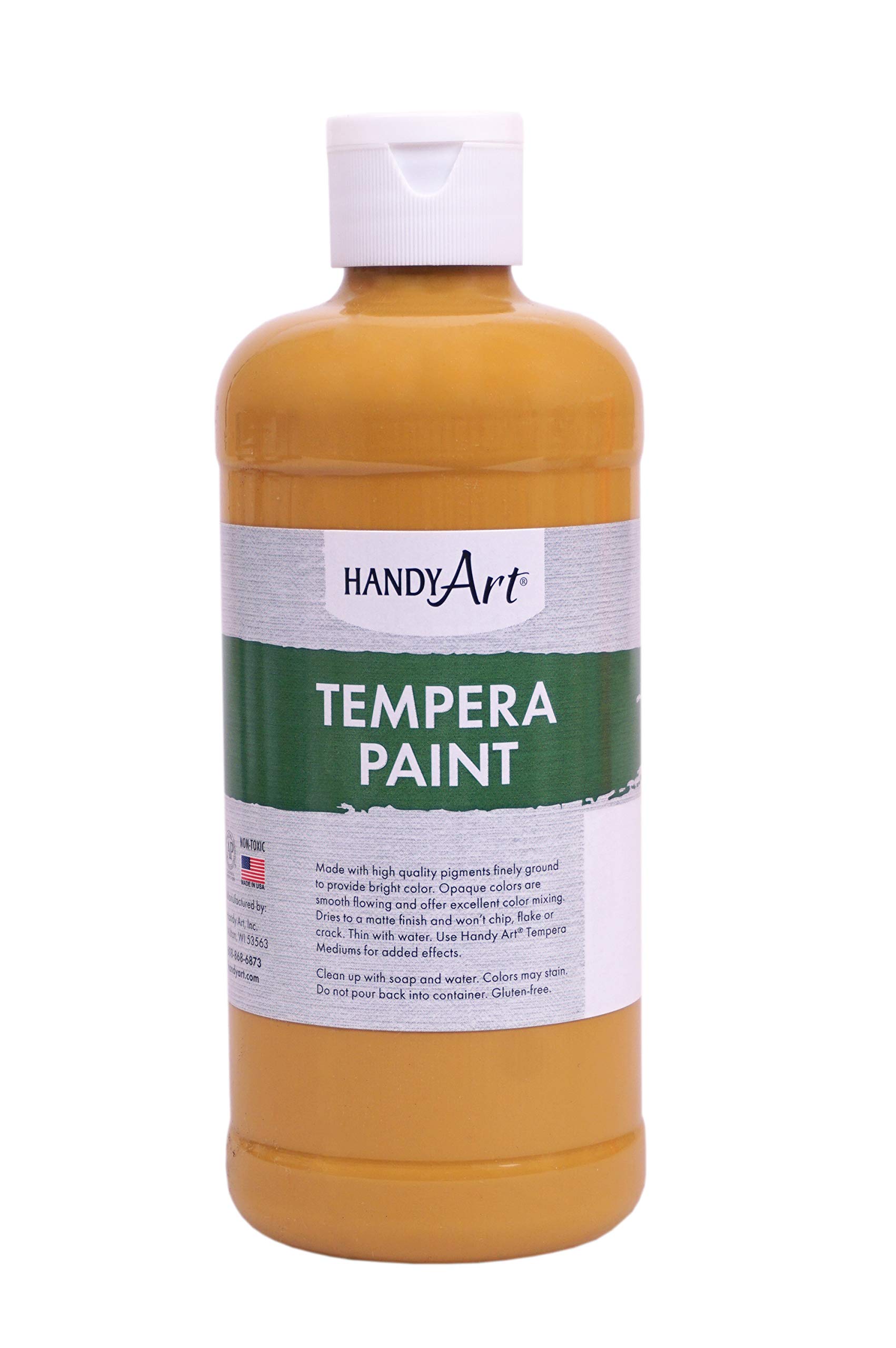 Handy Art Premium Tempera Paint, Blue, 16 oz Pint Bottle — view 40