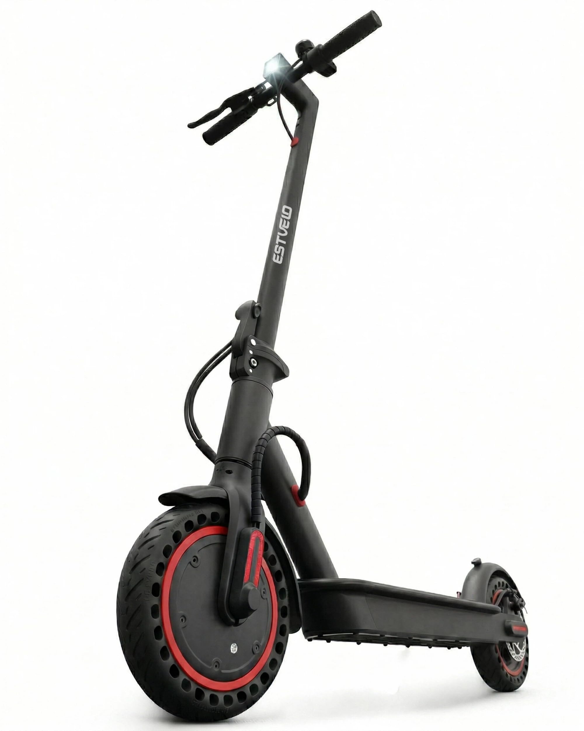 Trottinette Électrique Adulte 25 km/h, Autonomie 20-45 km, Pneus 8,5/10" Air ou Plein, Pliable Double Suspension Freinage EDPM