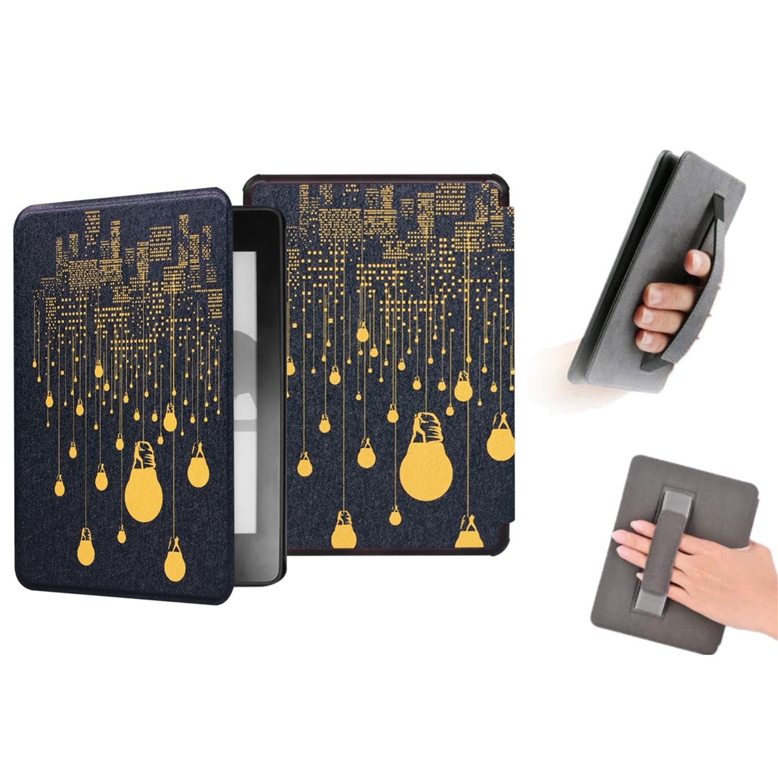 Funda para 6" Kindle (11.ª Generación - 2022) - PU de Primera Calidad Estuche con Correa de Mano y Automática Reposo/Activación Función(Modelo: C2V2L3) — view 9