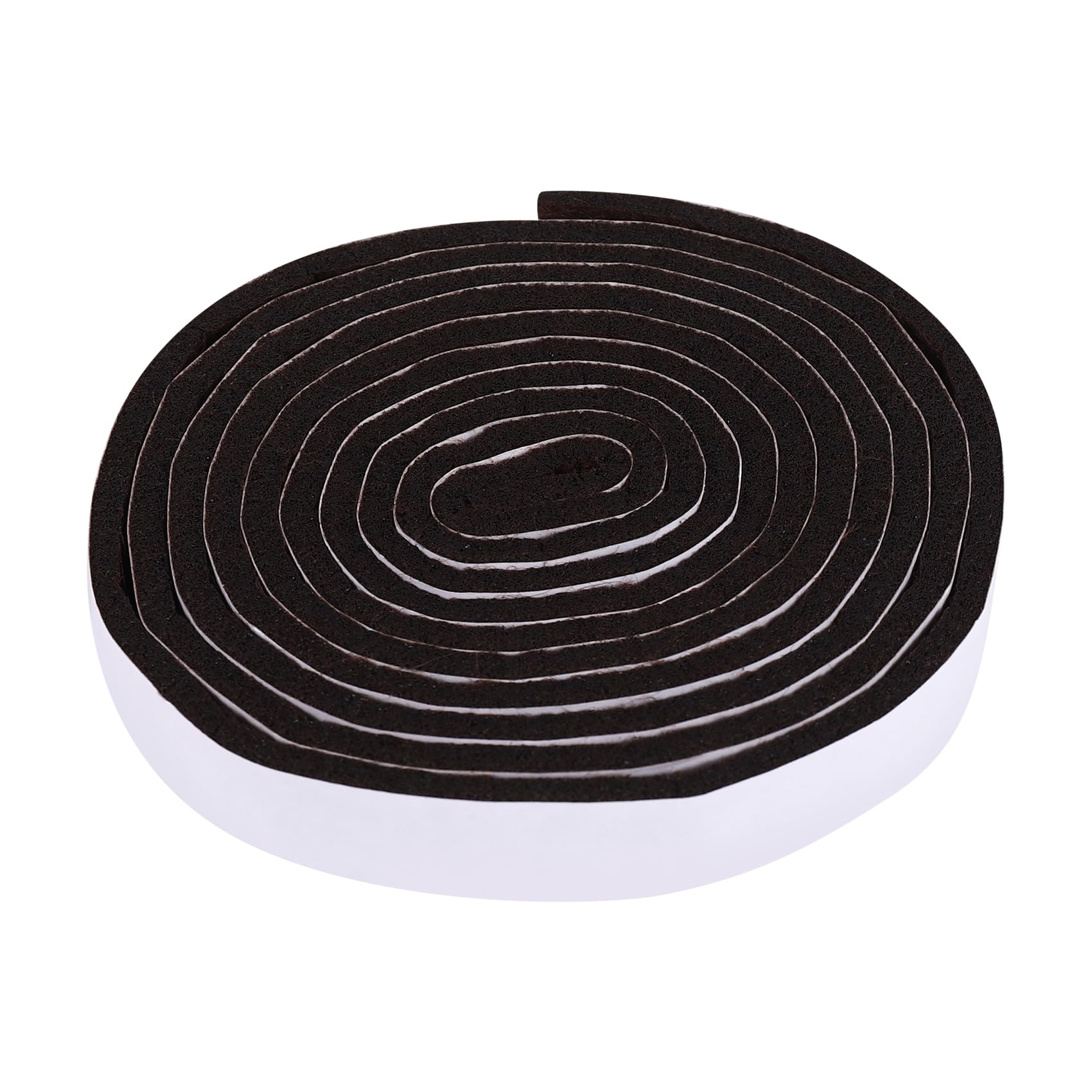 Qusedwey Self-Stick Heavy Duty Felt Strip Roll for Hard Surfaces (1/2 inch x 60 inch), Brown