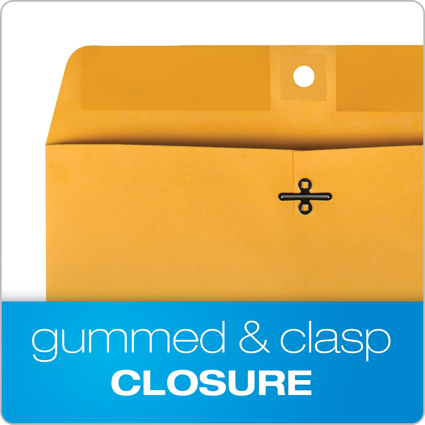 10 Buste Kraft Con Chiusura A Fibbia - 15,2x22,9cm Heavy Duty Per Ufficio, Scuola E Casa - Foto 2