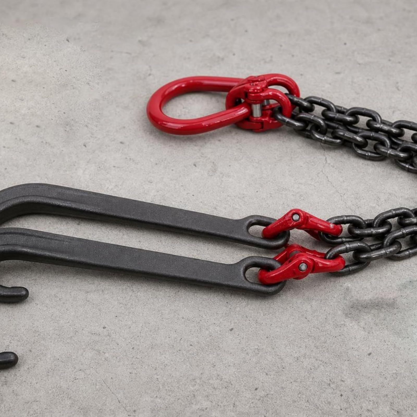 predolo 10 Mm Eslinga Cadena 2 Patas Eslinga con Ganchos Anilla Equipo Industrial