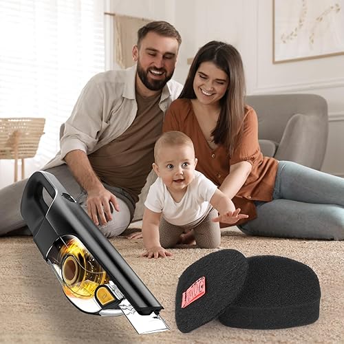 Miniatura 6 de Filtro de repuesto compatible con Shark CH951 UltraCyclone Pet Pro Plus Aspiradora de mano inalámbrica, se adapta a Shark CH901 CH950 CH950 CH951C