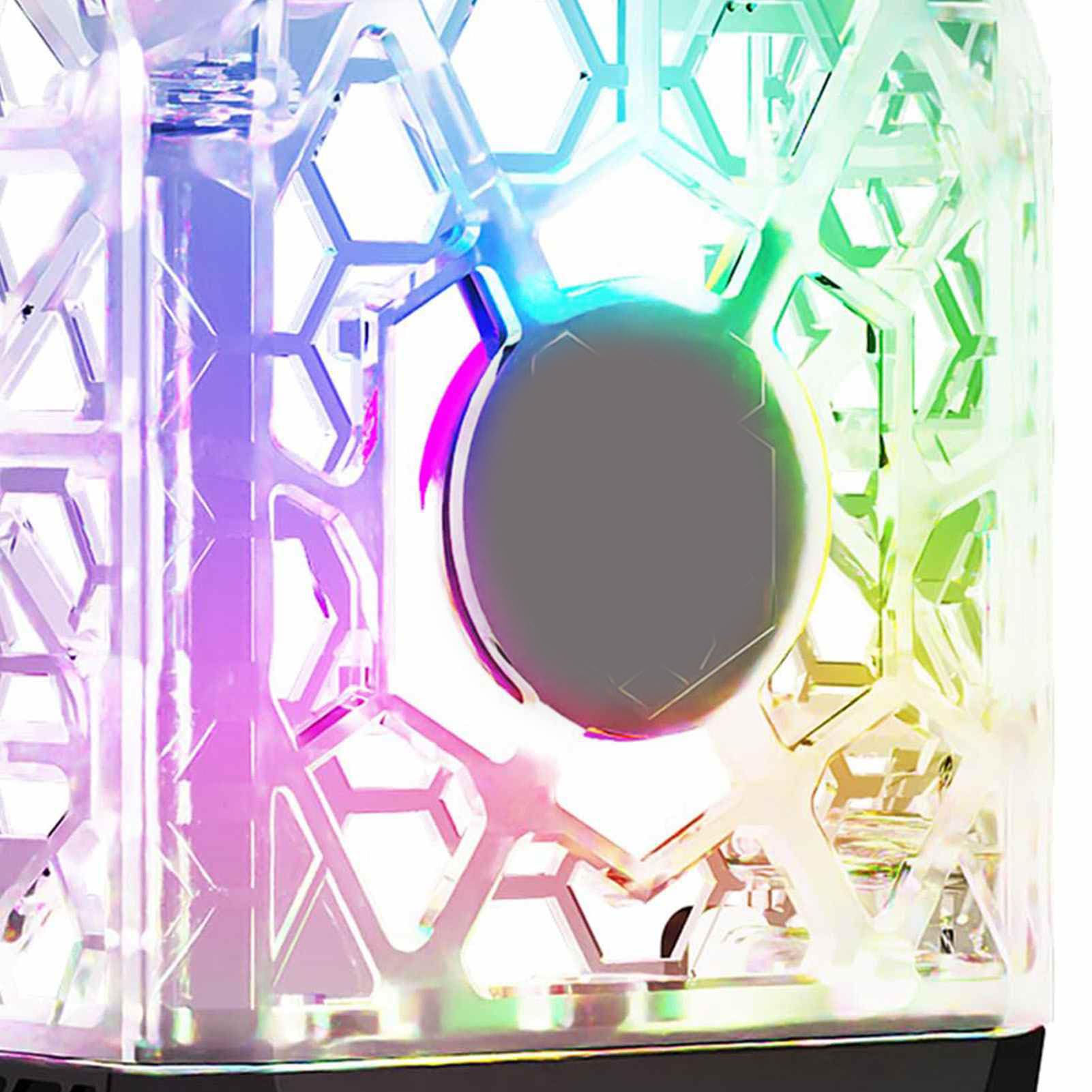 PUSOKEI Kanał Chłodzący z RGB LED, Obudowa Głowicy Drukującej 3D,