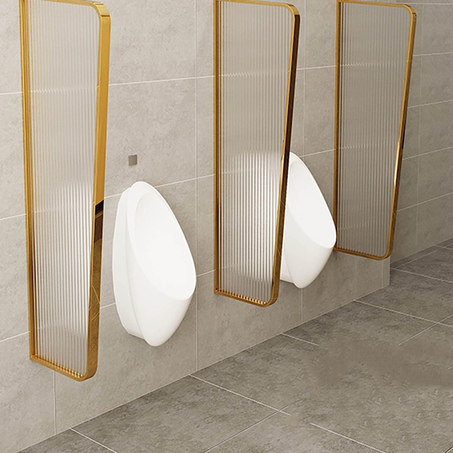 GLJTUO urinal partition protection screen Wall-mounted Men Urinal Privacy Screen??Urinal Screen Toilet Partition Protection,D-2 piece set