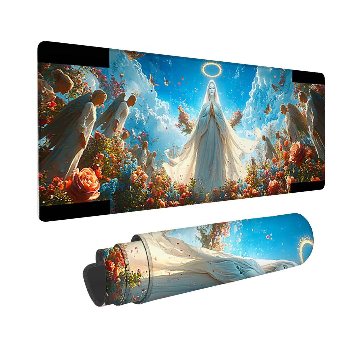 Podkładka pod mysz do gier, 1400 x 600 mm XXL Podkładka pod mysz do gier, duża, antypoślizgowa wodoodporna, rozszerzona długa podkładka pod mysz do klawiatury XXL, akcesoria biurowe, do gier