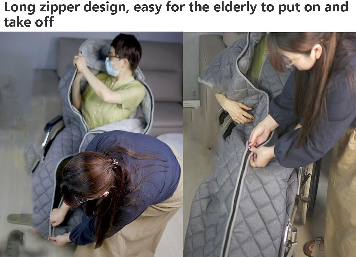 Manta Cálida para Silla De Ruedas, Impermeable, Resistente Al Viento, Capa con Capucha para Silla De Ruedas, Funda De Invierno para Silla De Ruedas, Manta Térmica De Viaje