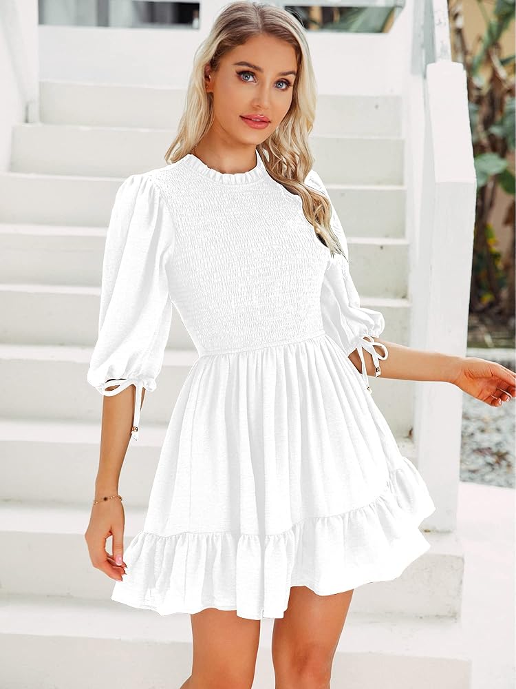 AJISAI mini frill puff OP ホワイト S AJISAI mini frill puff OP ホワイト S
