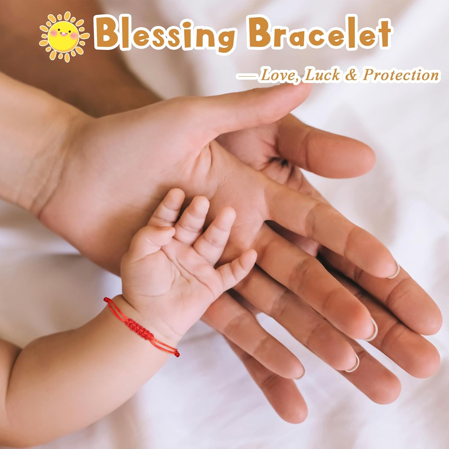 Red Bracelet for Women, Red String Bracelet for Protection as Valentine Gifts for Kids, Matching Jewelry for Couple, Christian Mens Good Luck Gifts Kabbalah Baby Braclets for Infant Girl - Image 5