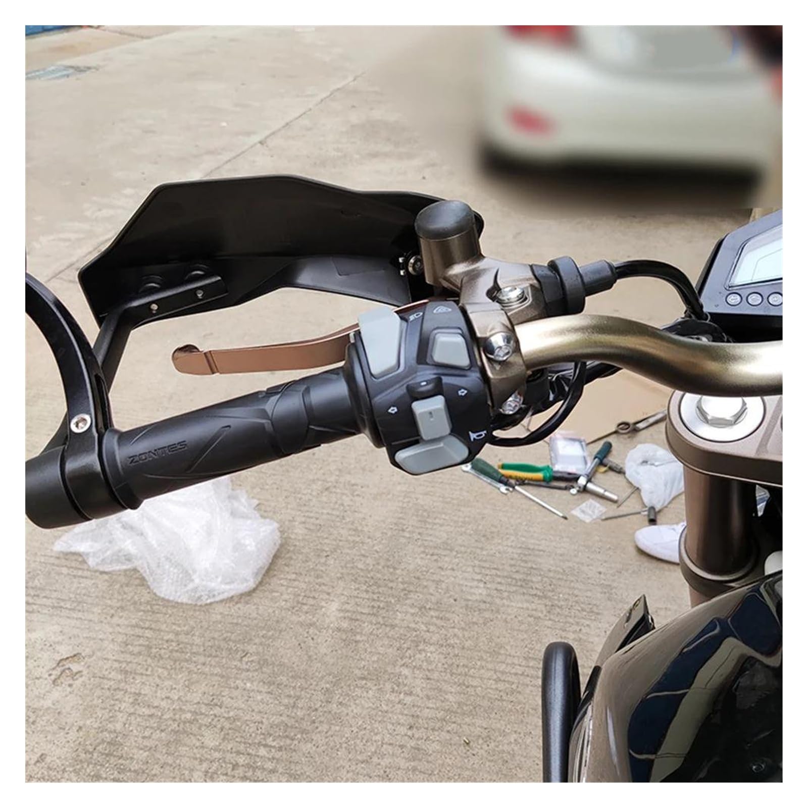Protector De Manos Protector De Mano para Manillar para Zontes GK 350 125 155 GK GK350 350GK GK125 125GK ZT350 ZT125 GK Accesorios Protectores Mano Guardia