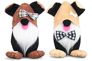 2pcs Dog Gnome Home Decor