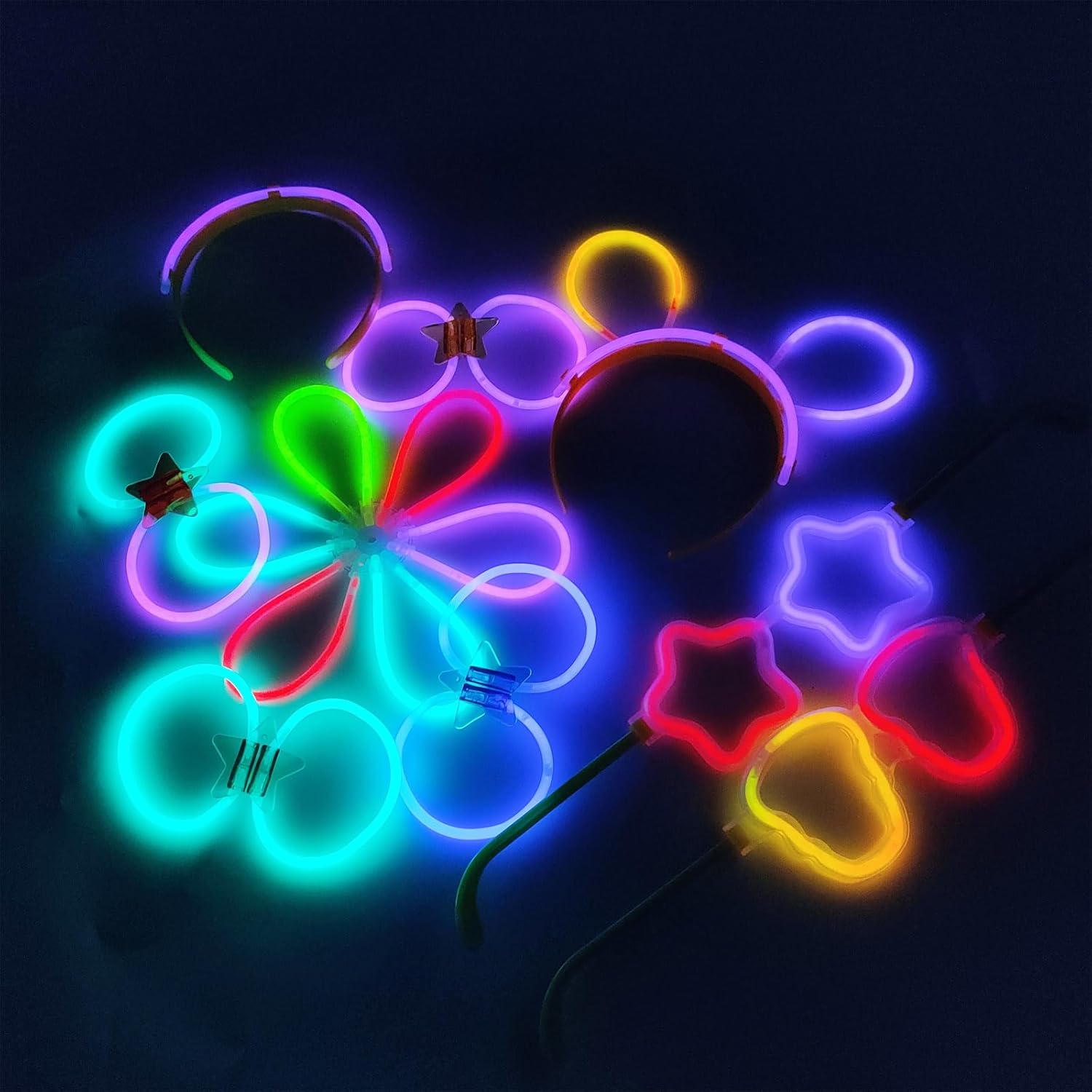 TURNMEON Glow Sticks Halloween Party Favors for Kids Adult