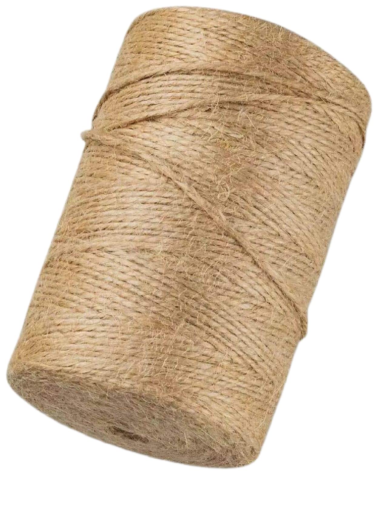 HUNNY- BUNCH® Natural 2-Ply Jute Rope (50 Meters, 2mm) Linen Twine Rustic String Rope - DIY Burlap String Rope - Party Wedding Gift Wrapping Thread and Other Projects (B0B28TTFM1) Amazon Price History, Amazon Price Tracker