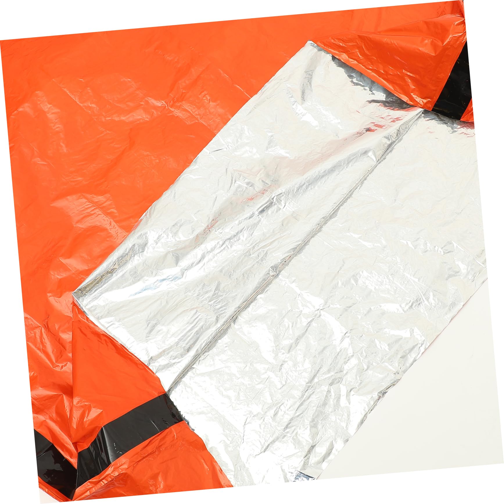 BIUDECO Portable Survival Sleep Bag Emergency Bivy Whistle Pe Aluminum Film Liner Compact Travel Accessory