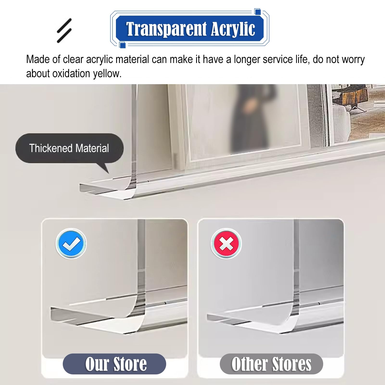 Crtiin Acryl-Prospekthalter – 2 Stück, 4 Ebenen, 16,5x16x25 Cm, Transparent, Für Wand Oder Tisch, Vielseitig Nutzbar
