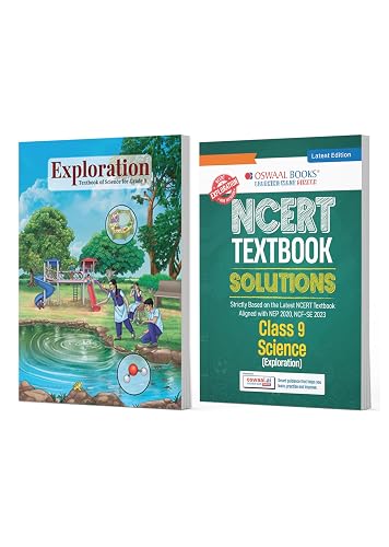 NCERT Science - Exploration Textbook and Textbook Solutions Supplement Class 9 (Set of 2 Books) (Latest NCERT) | Revision Notes & Exercise Questions