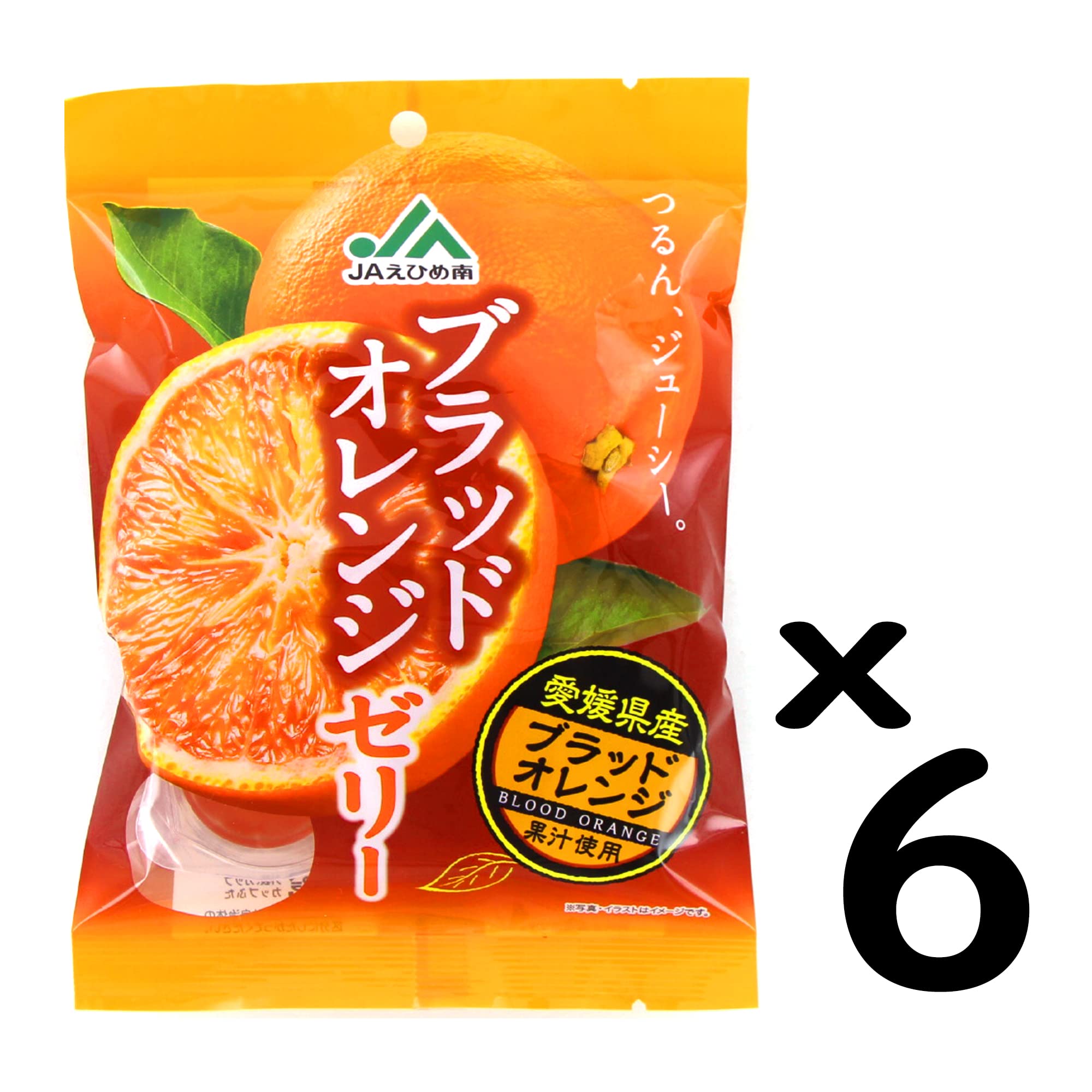 Amazon.co.jp: モントワール JAえひめ南 ブラッドオレンジゼリー 6個