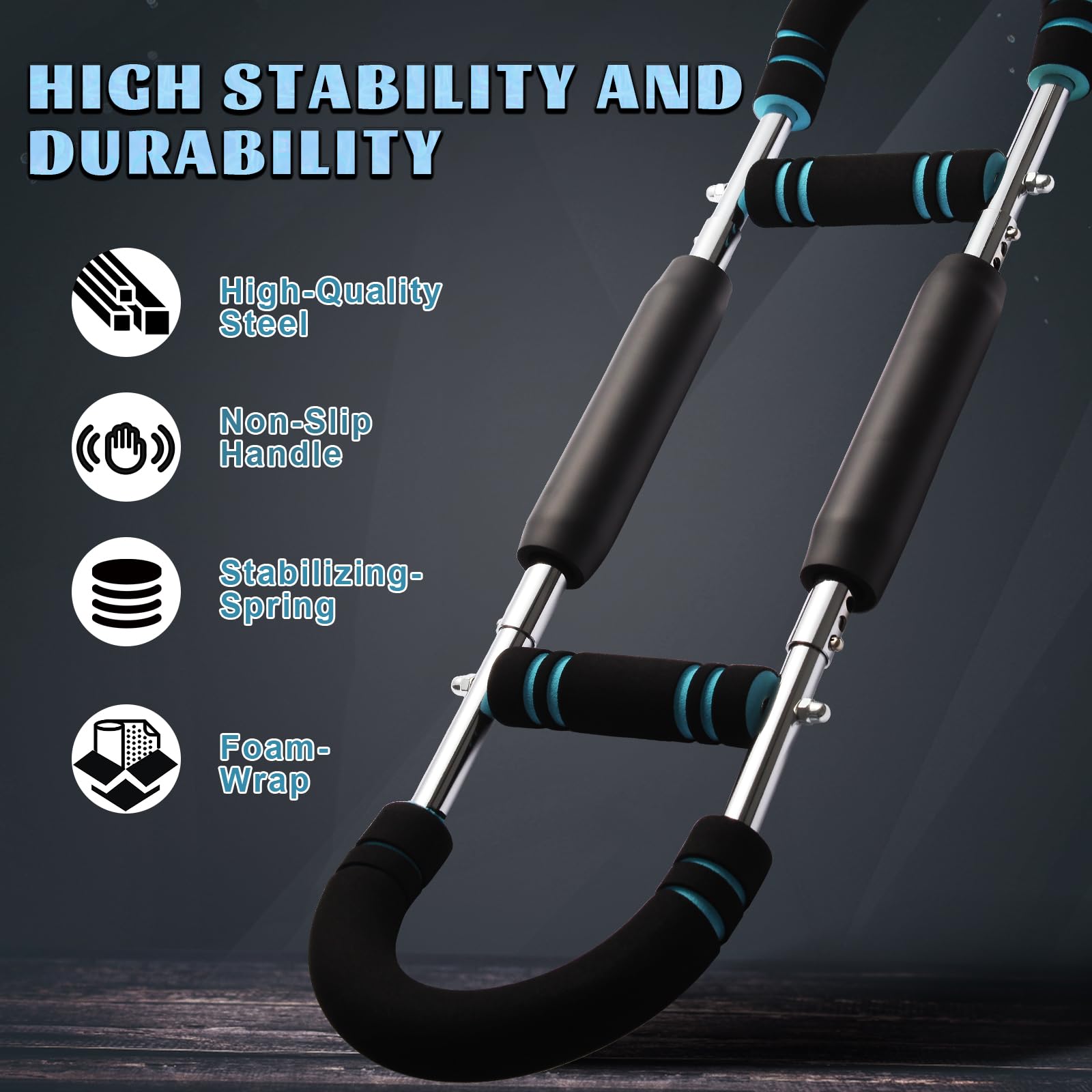 GGZONE Adjustable Hydraulic Power Twister - Twister Arm Exerciser For Men & Women 22-660lbs, Home Chest Expander For Muscle Training Fitness Equipment