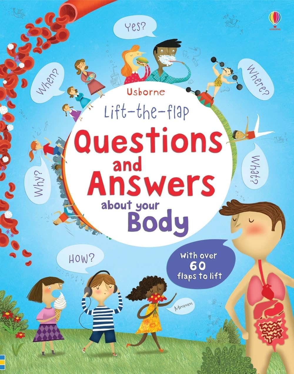 Lift-the-flap Questions and Answers about your Body: A Simple and Fun Human Body Book for Kids (Ages 4-7)