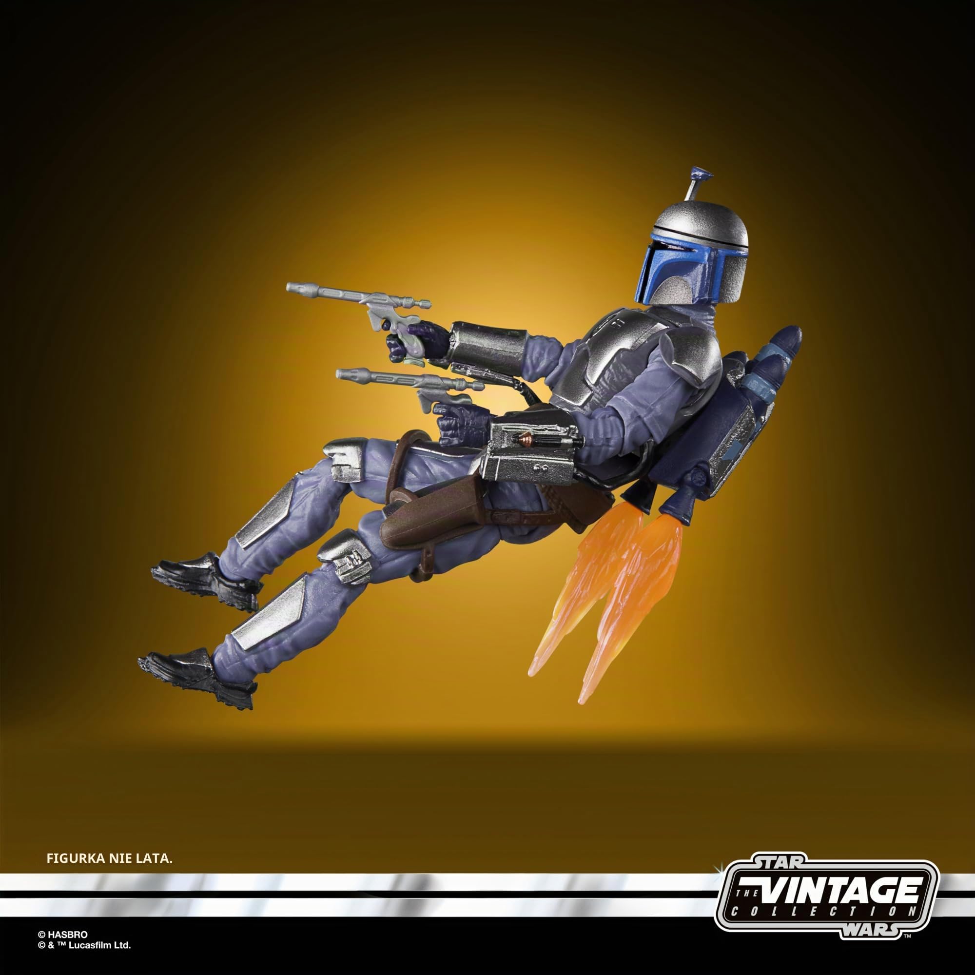Star Wars The Vintage Collection Jango Fett, Gwiezdne Wojny Wojowników Klonów, figurka Deluxe, 9,5 cm