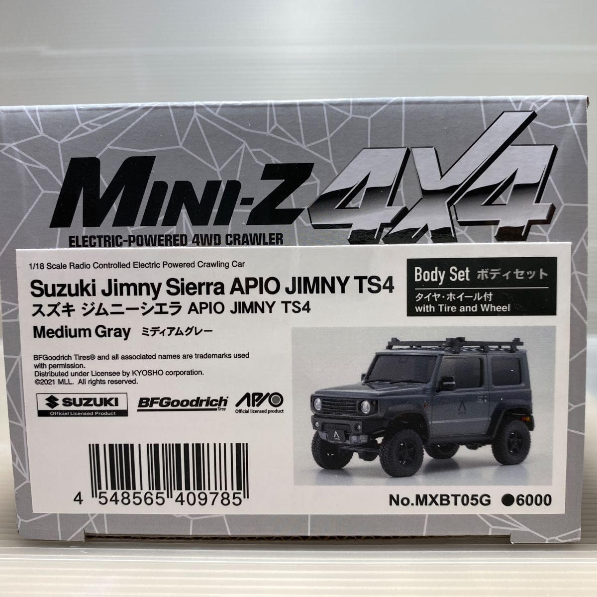 【新品！】 京商 ミニッツ4×4 APIO JIMNY TS4 ミディアムグレー グレーカラーが渋い「ミニッツ4×4 APIO JIMNY TS4 ミディアム