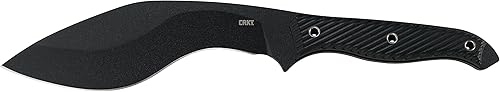 CRKT Clever Girl Kukri - Machete compacto hoja de acero al carbono SK-5 con recubrimiento en polvo resistente mango G10 texturizado con funda 2710