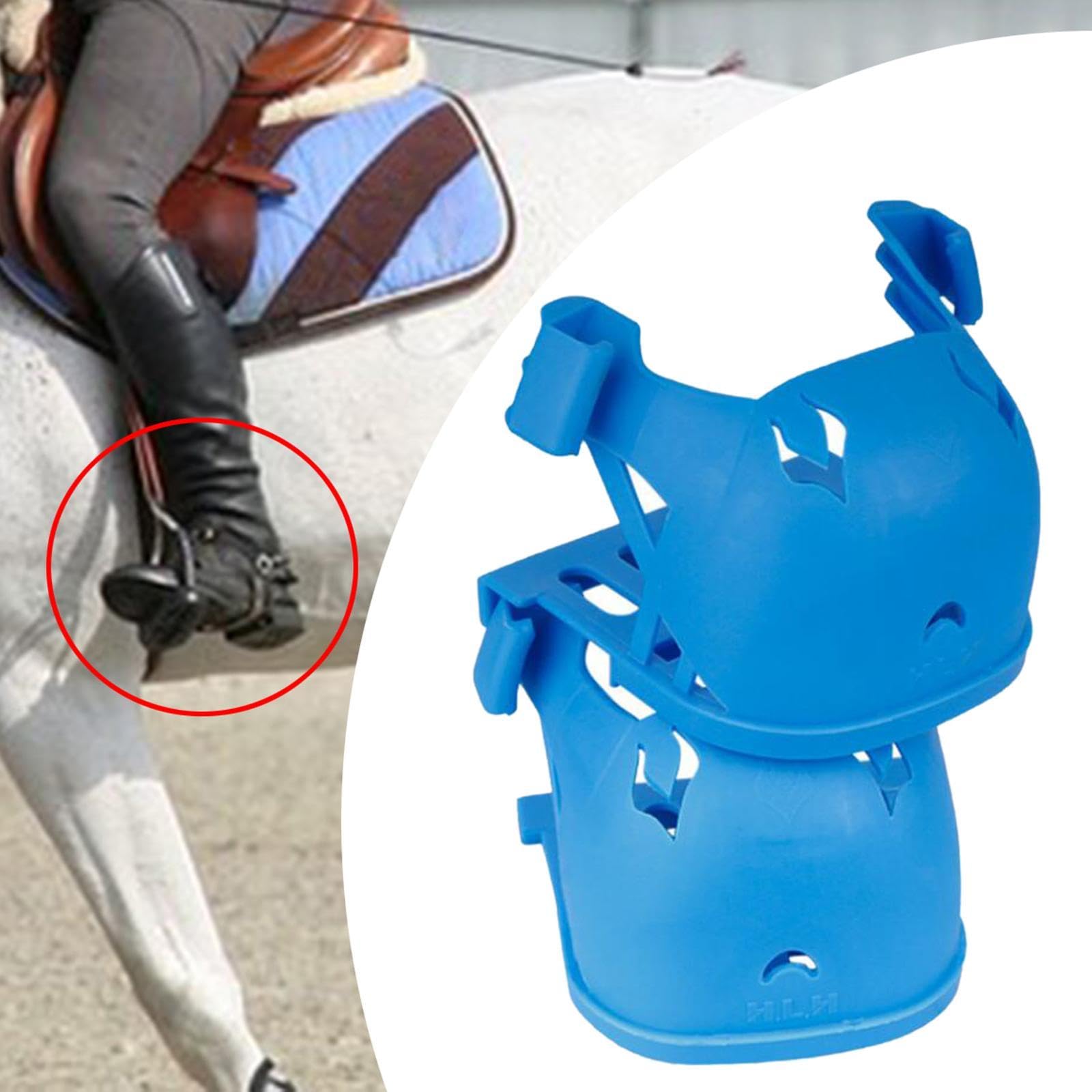 2 Stück Steigbügelbezug Pferd Sattel Steigbügelabdeckung REIT Zubehör mit Langlebigem Pp Material für Einfache Montage für Erwachsene Outdoor Training