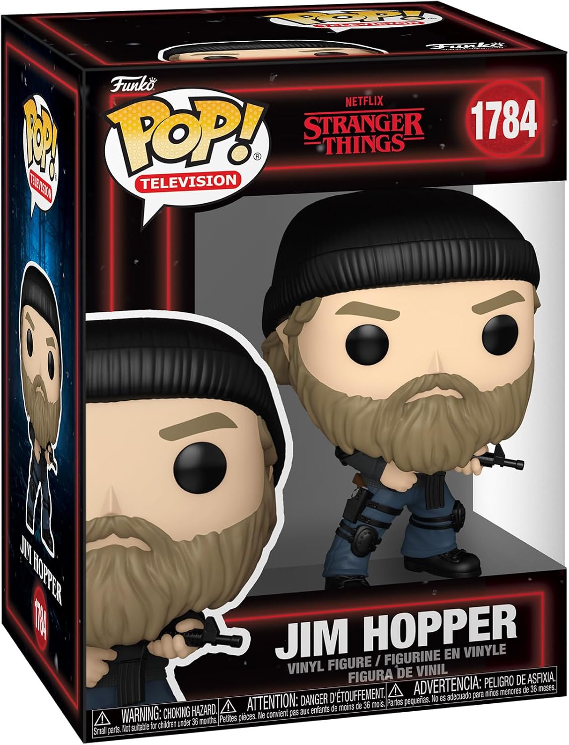 Funko Pop! TV: Stranger Things – Jim Hopper – Collectable Vinyl Figure – Gift Idea – Official Merchandise – Toys for Kids & Adults – TV Fans – Model Figure for Collectors and Display Funko Pop! TV: Stranger Things – Jim Hopper – Collectable Vinyl Figure – Gift Idea – Official Merchandise – Toys for Kids & Adults – TV Fans – Model Figure for Collectors and Display