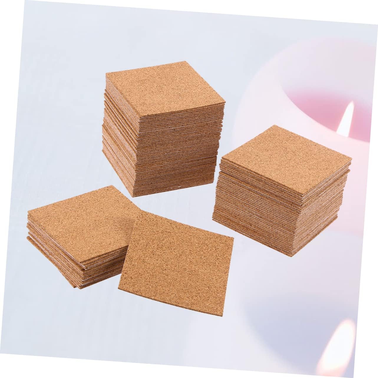 36pcs Self Adhesive Cork Pads with Heat Insulation for Potted Plants