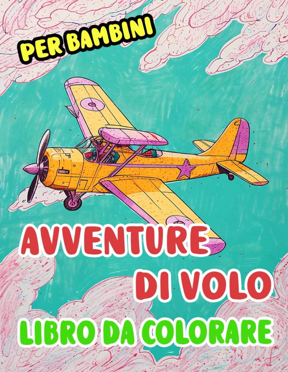 Avventure Di Volo Libro Da Colorare Per Bambini: Pagine A Colori Di Aerei Antichi E Moderni Aerei Di Linea Aviazione Aeroplani Jet Da Guerra Militari ... Sollievo Dallo Stress | Ragazzi Ragazze