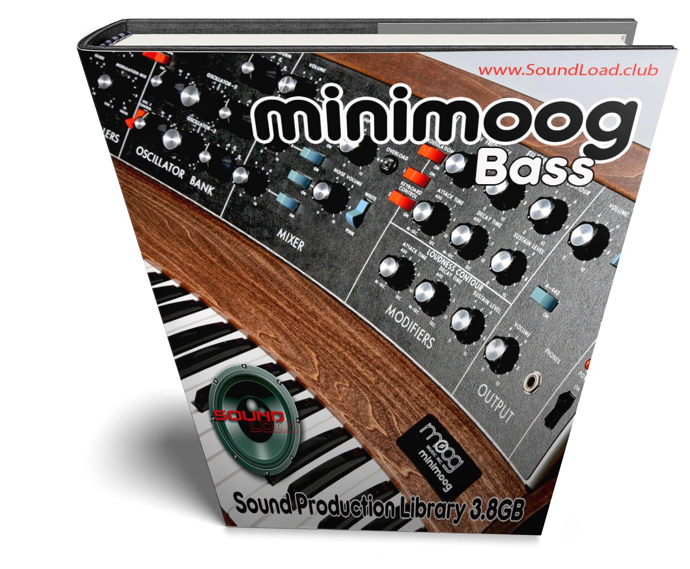 de MINIMOOG Bass - Le ROI des sons analogiques - Grande bibliothèque de studio originale WAVE/Kontakt Multi-Layer Samples