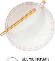 Vista 75 de Silver Buffalo The Powerpuff Girls Girl Power Featuring Blossom, Bubbles, and Buttercup Ceramic Ramen Noodle Rice Bowl with Chopsticks, Microwave