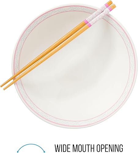 Miniatura 75 de Silver Buffalo The Powerpuff Girls Girl Power Featuring Blossom, Bubbles, and Buttercup Ceramic Ramen Noodle Rice Bowl with Chopsticks, Microwave