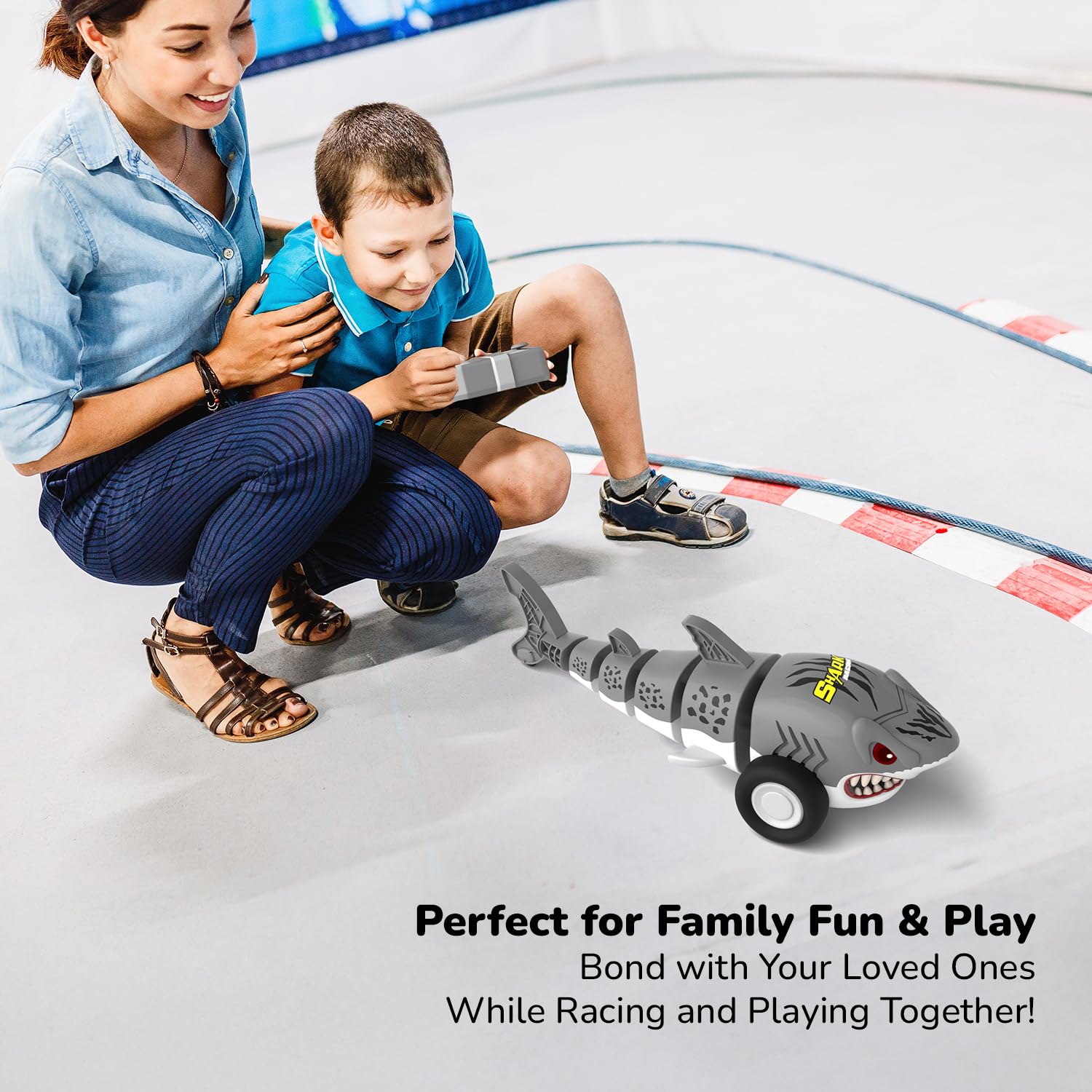 Lifelong RC Shark Stunt Car - Kids Remote Control Toy -4