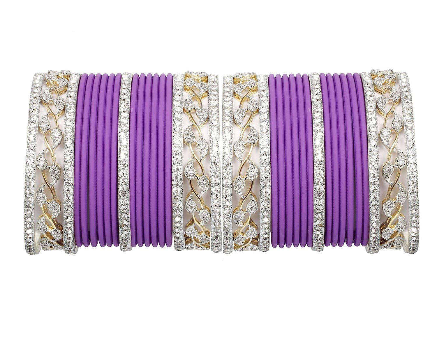 See full amazon price history chart for T4 Jewels AD Stones Studded Gold & Silver Plated Beautiful Bangles Set Bridal Chuda For Women & Girls_Purple_2.2 T4 Jewels AD Stones Studded Gold & Silver Plated Beautiful Bangles Set Bridal Chuda For Women & Girls_Purple_2.2 (B0CL159FC2) Amazon Price History, Amazon Price Tracker