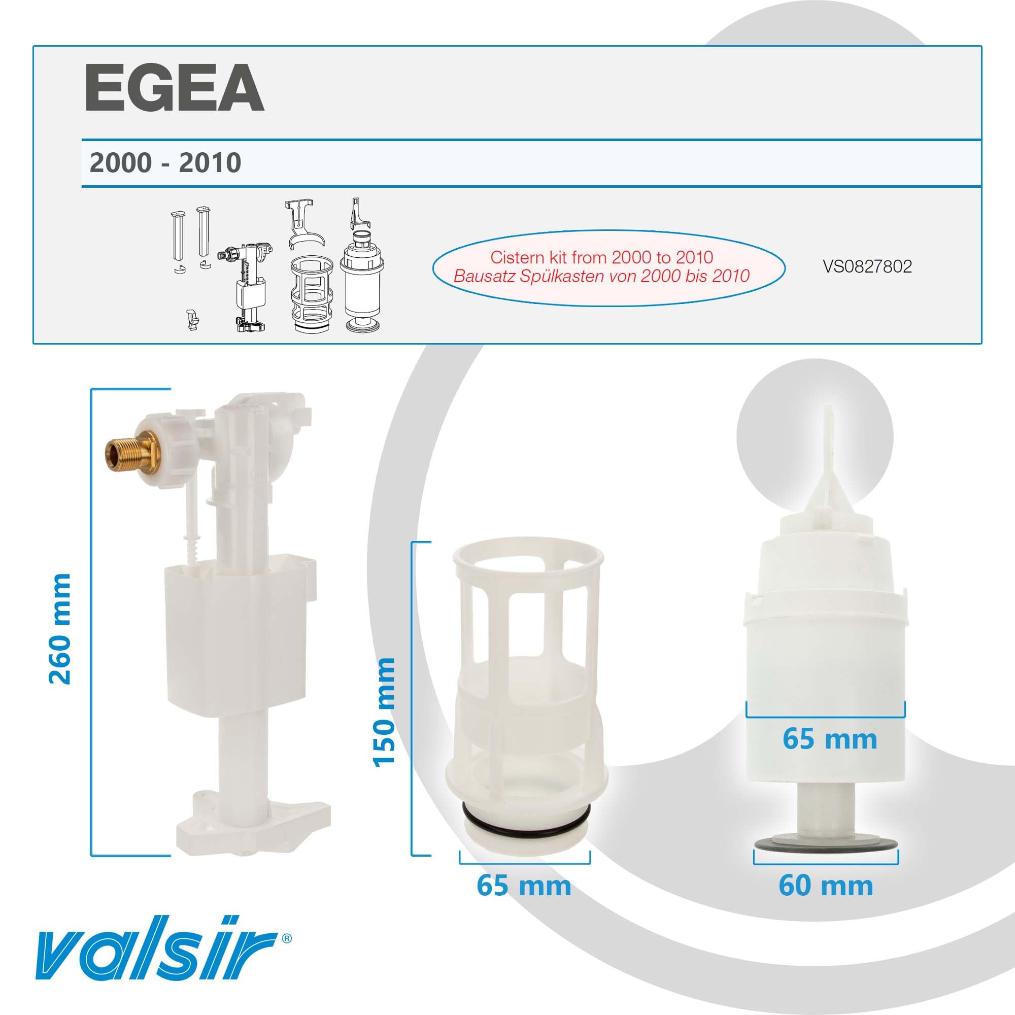 Valsir Egea Innenleben-Set komplett 2003-2010