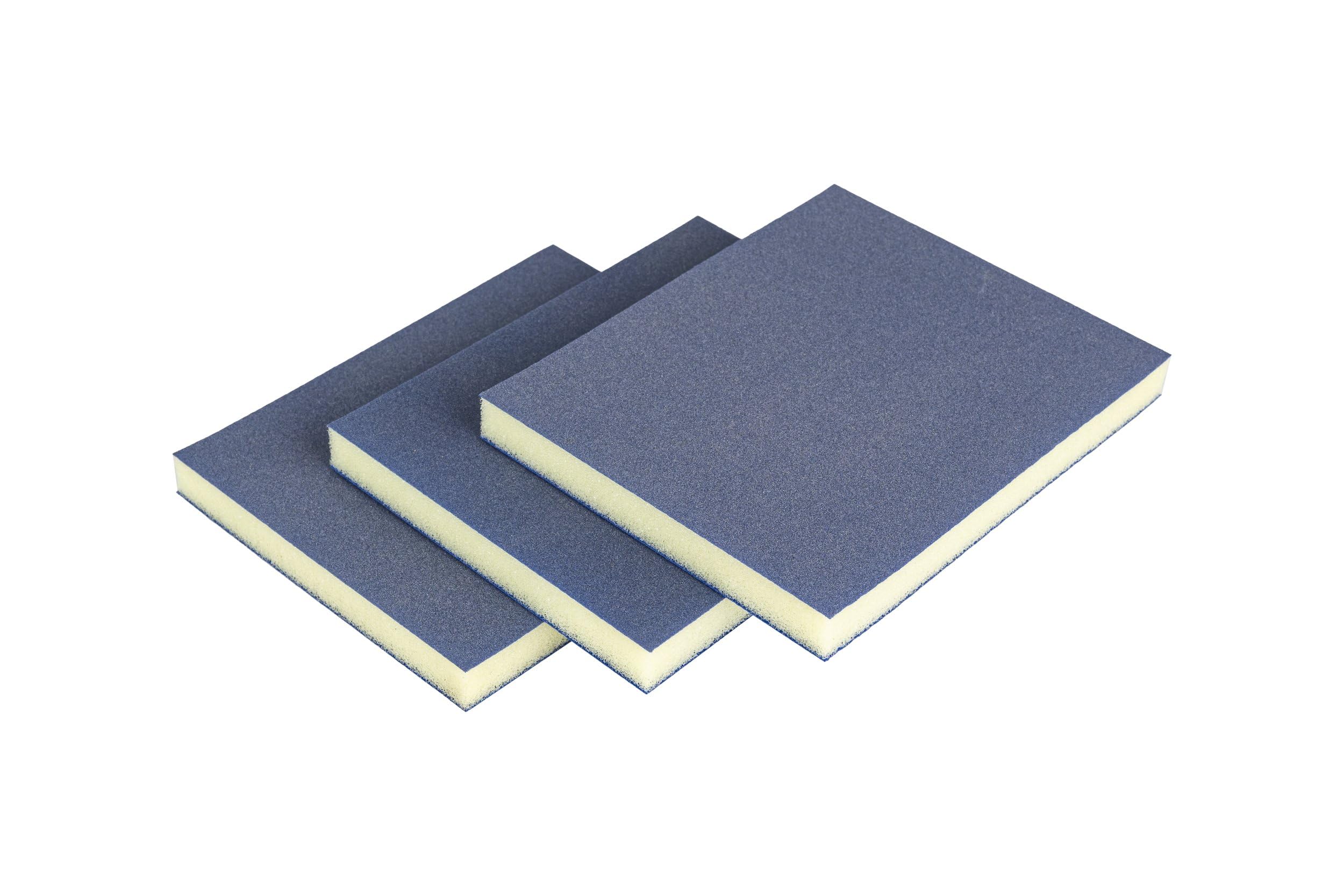 Gerko, 100 spugne abrasive double-face, microfine, blu, grana P1000/1500, flessibile, singola