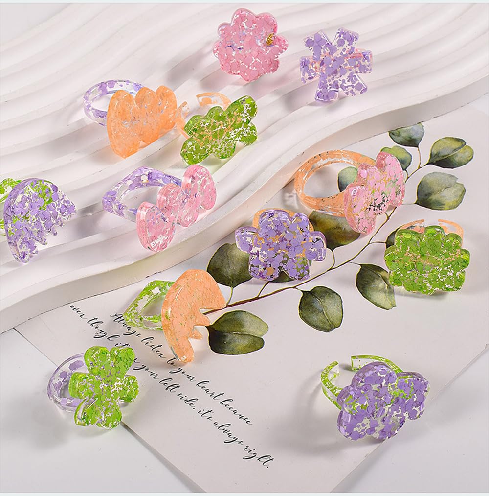 Nifocc Lot De 2 Moules En Silicone Pour Bague - En Résine époxy