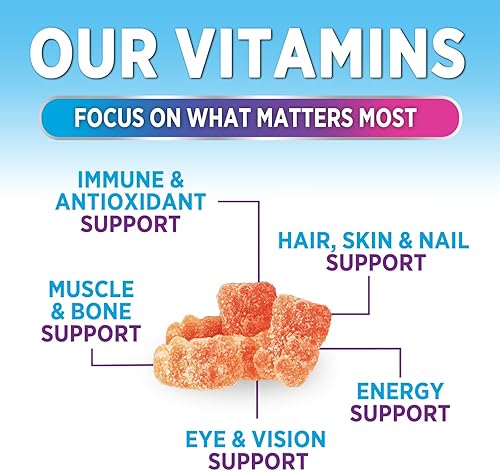 Miniatura 5 de Gomitas multivitamínicas, vitaminas y minerales diarios para adultos para mujeres y hombres con vitaminas A, C, D, E, B12, zinc, suplemento