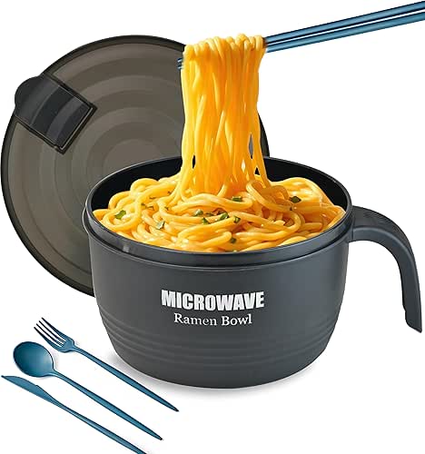 Layron Large Ramen Bowl, Ramen Noodle Bowls Microwavable 45 oz,