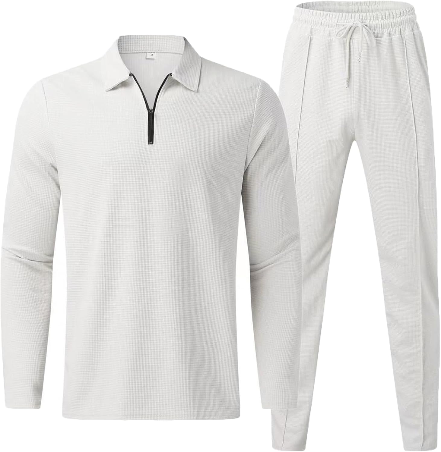 Matching Set for Men 2 Piece Casual Athletic Jogging Outfits Long Sleeve Track Suits for Men Set