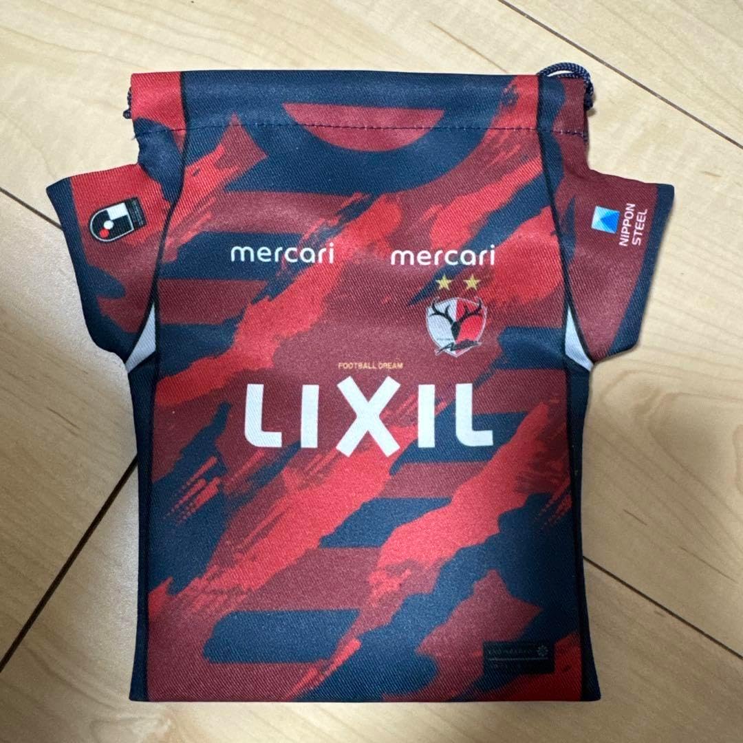 鹿島アントラーズ ユニフォーム型巾着 17 ターレスブレーネル 2021