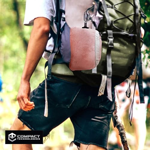 Miniatura 7 de Almohada de viaje compacta fabricada con espuma viscoelástica triturada y tela polar súper suave para una máxima comodidad en los viajes. Diseño