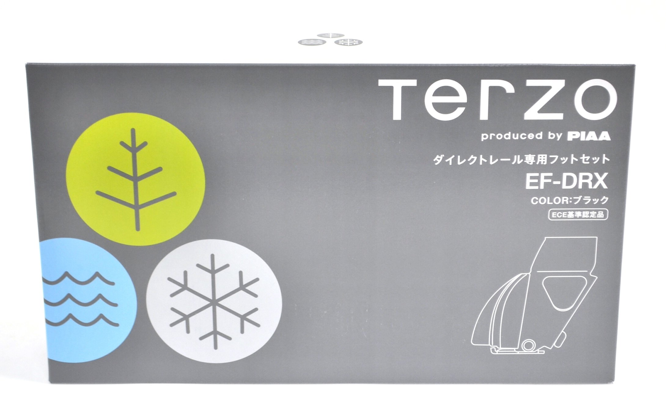 Terzo テルッツォ (by PIAA) ルーフキャリア ベースキャリア フット EF-DRX