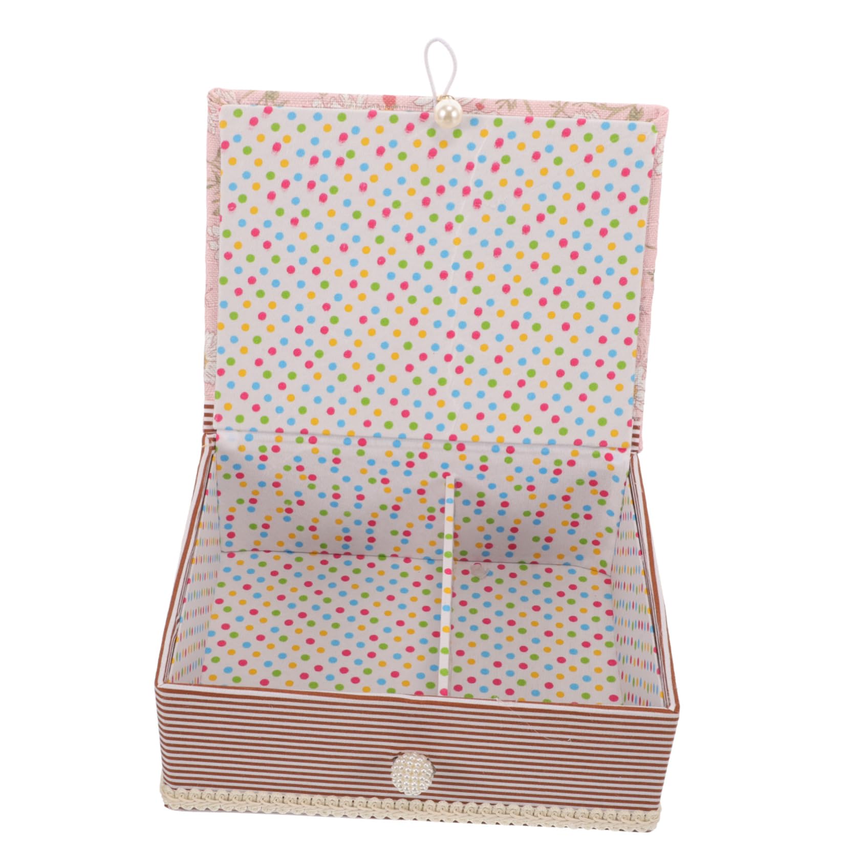 SEWACC 4piezas Caja De Costura Portátil Para y Alfileres Organizador De Tela Diseño Elegante Para Manualidades y Almacenamiento De Accesorios